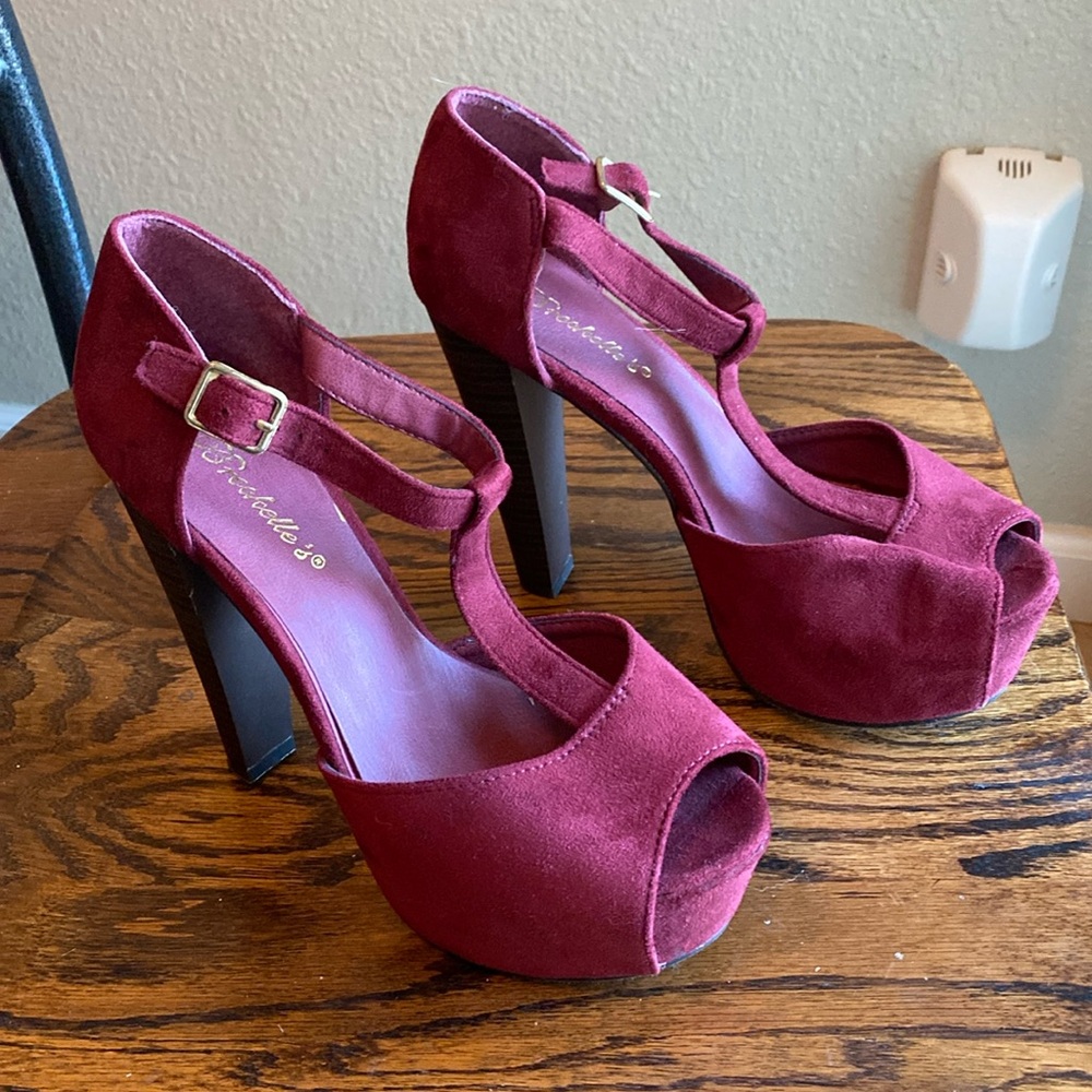 Burgundy Heels